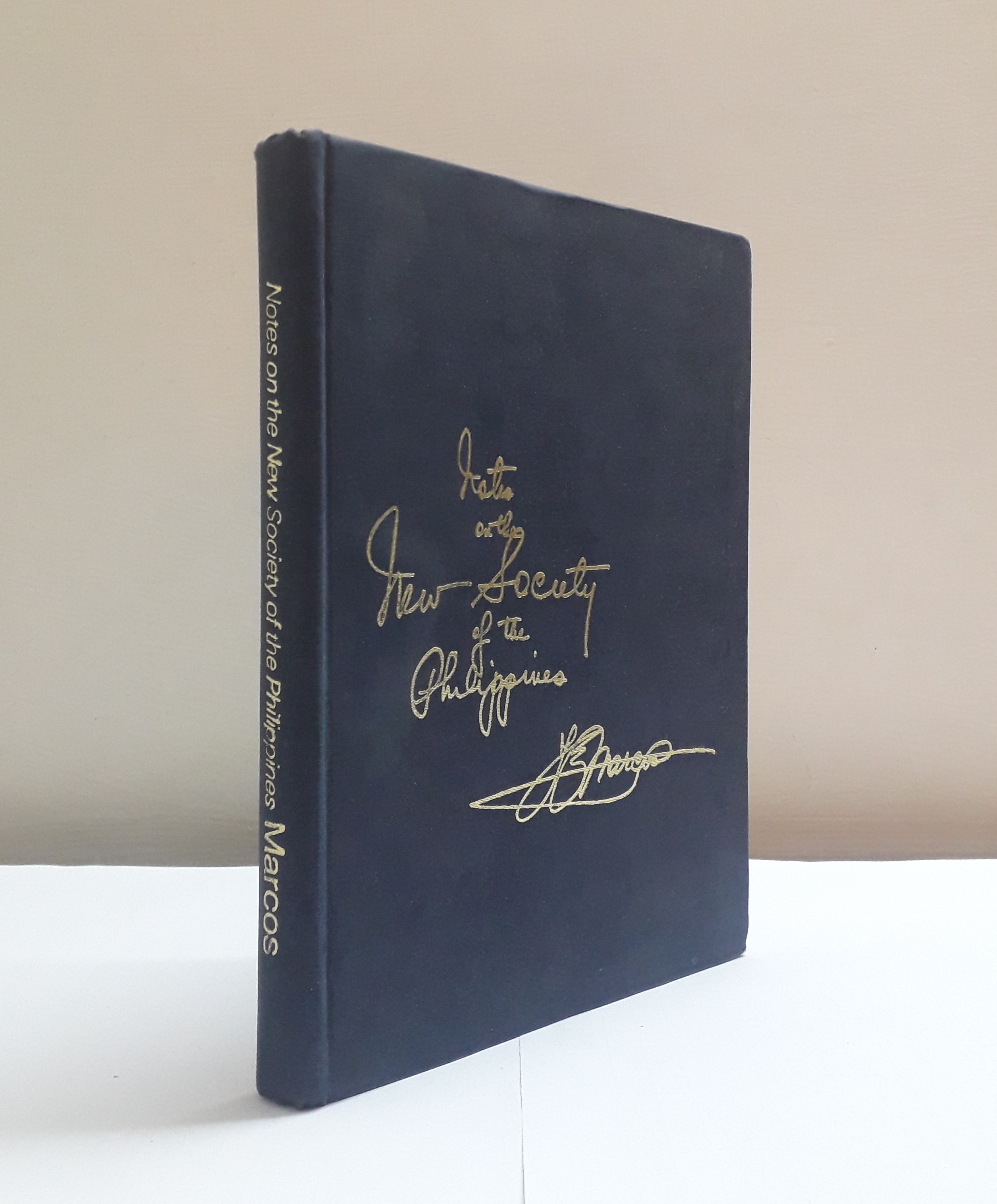 notes on the new society of the philippines (signed edition)